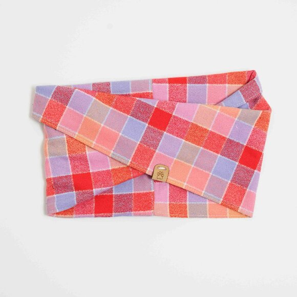 Large Flannel Dog Bandana Infinity Scarf for Medium to Large Breeds - Picture 8 of 12